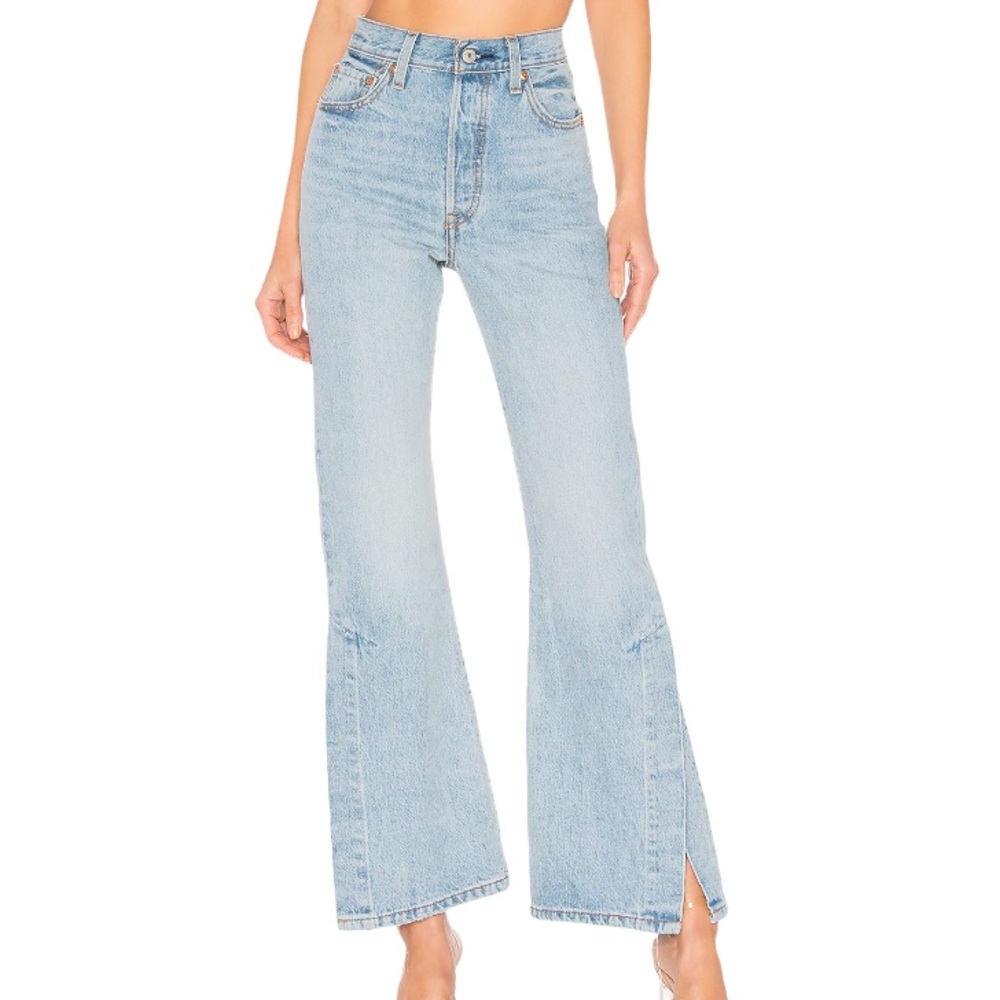 Levi’s Ribcage High Rise Split Flare Jeans NWT